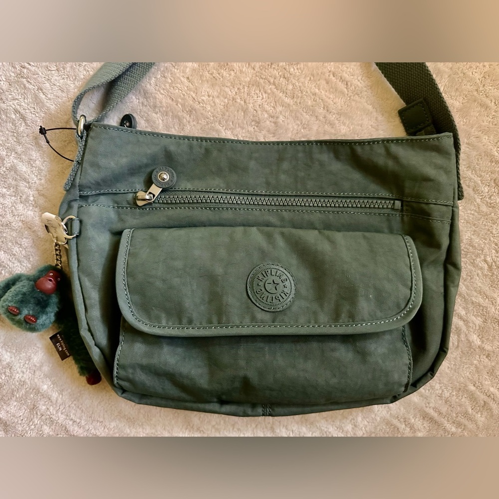 Kipling Green Crossbody Bag